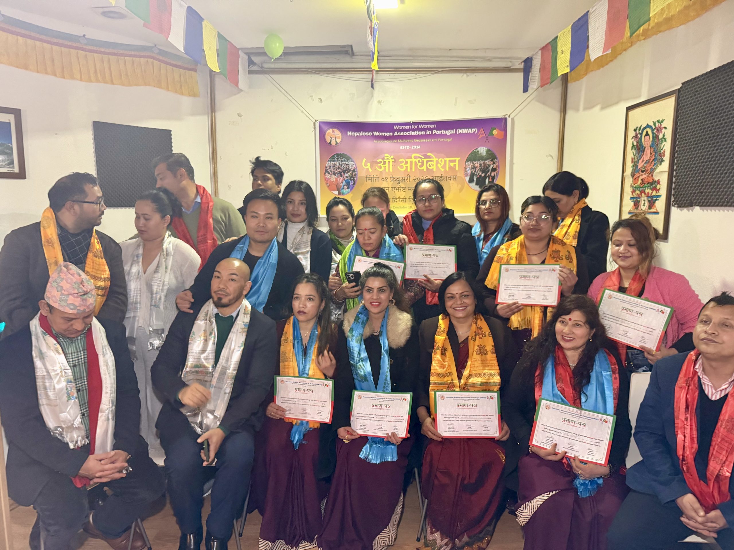 नव–निर्वाचित नेपालिज वुमन एशोशिएसन पोर्चुगललाई बधाई तथा शुभकामना